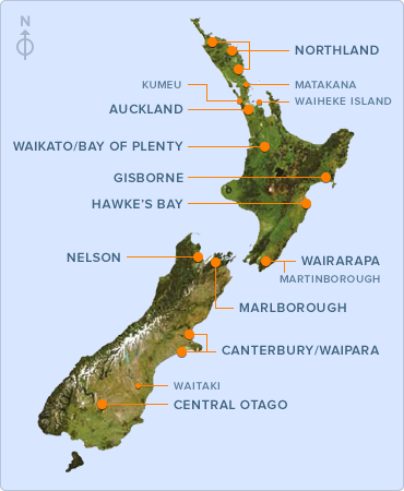 NZ Regions
